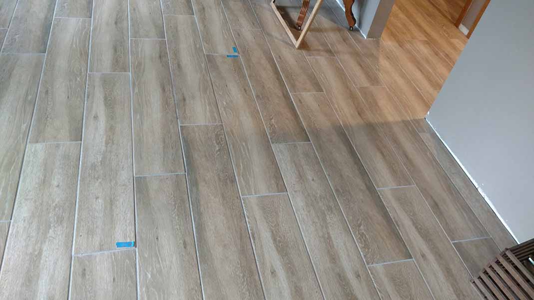 Remodeled flooring
